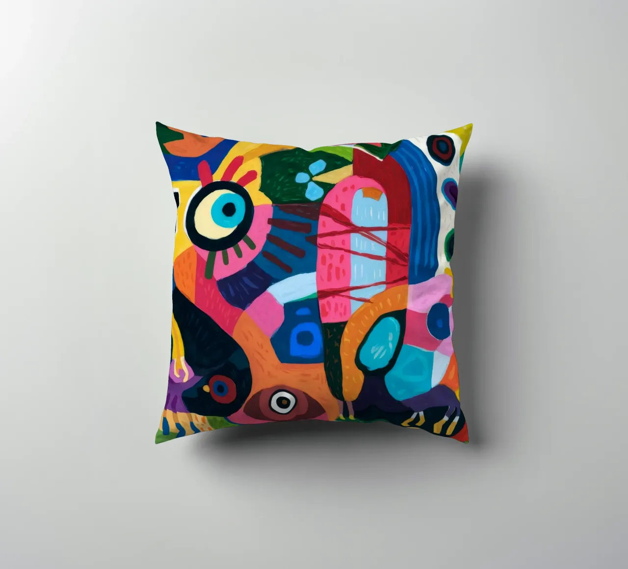 Levendige abstracte caleidoscoop kussen van Monarco Virtuoso