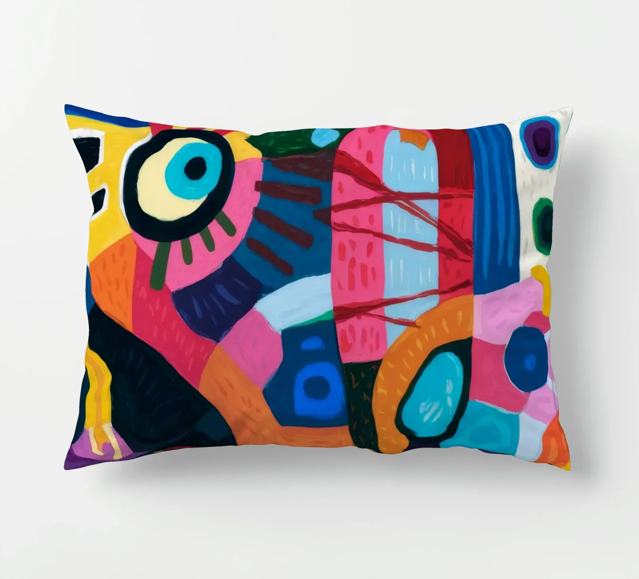 Levendige abstracte caleidoscoop kussen van Monarco Virtuoso
