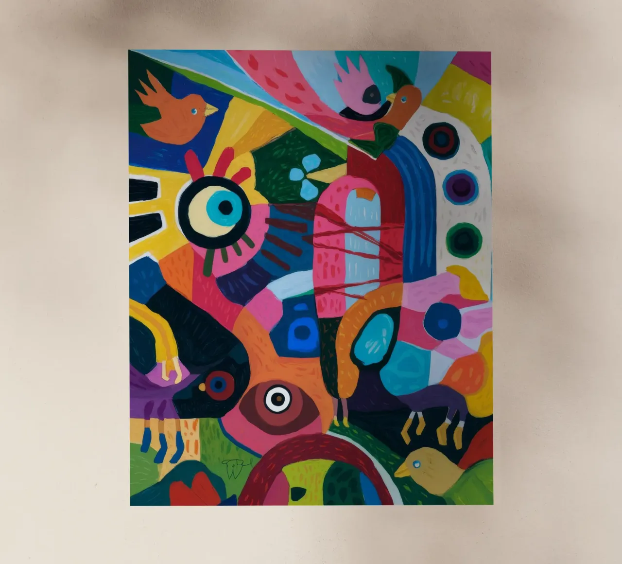 Vivid Abstract Kaleidoscope backlit film by Monarco Virtuoso