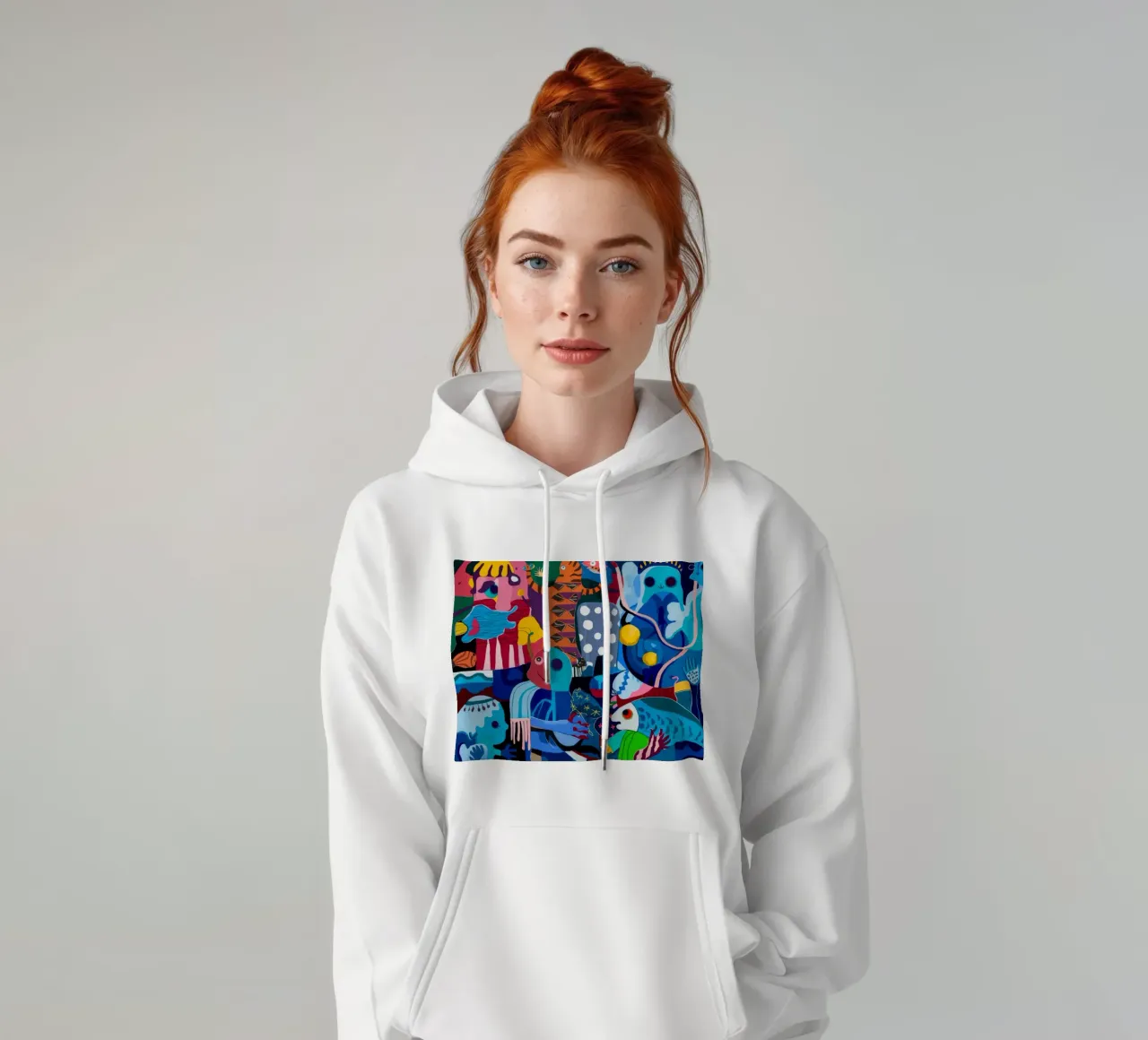 Dynamic Patterned Symphony hoodie by Monarco Virtuoso