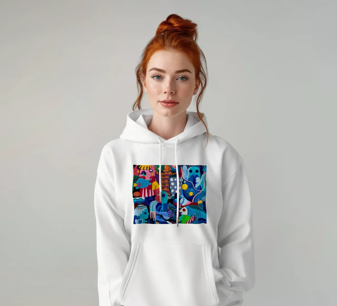 Dynamic Patterned Symphony hoodie by Monarco Virtuoso
