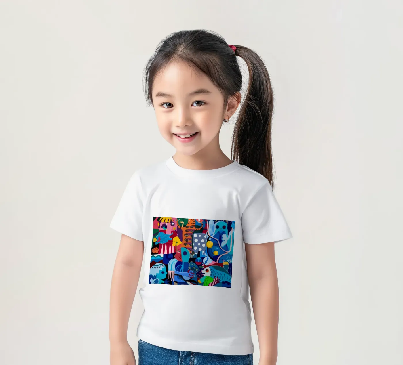 Dynamic Patterned Symphony Kinder T-Shirt von Monarco Virtuoso