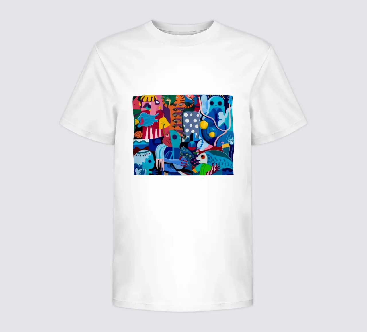 Dynamic Patterned Symphony kinder t-shirt van Monarco Virtuoso