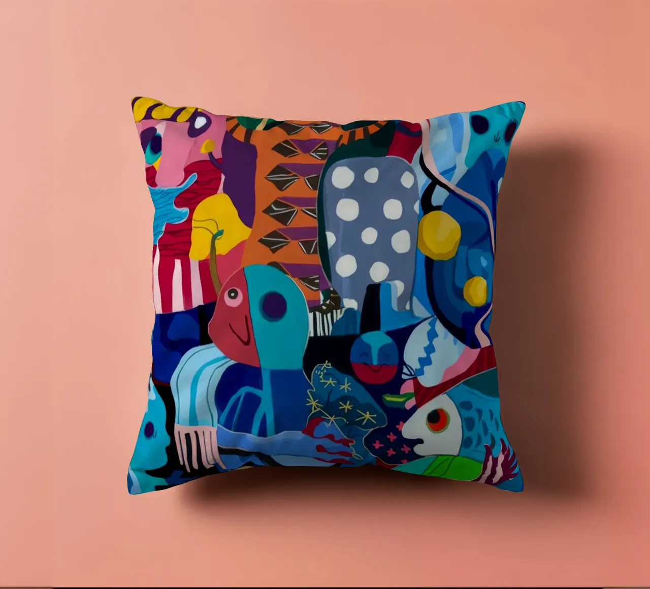 Dynamic Patterned Symphony decorative cushion by Monarco Virtuoso