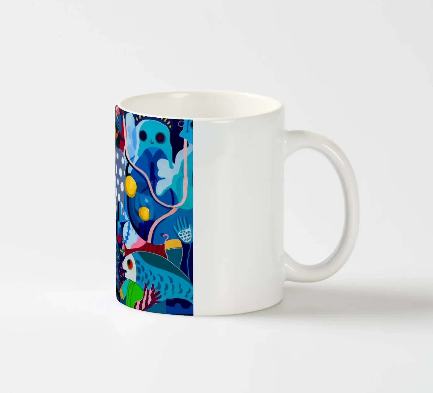 Dynamic Patterned Symphony ceramic mug by Monarco Virtuoso