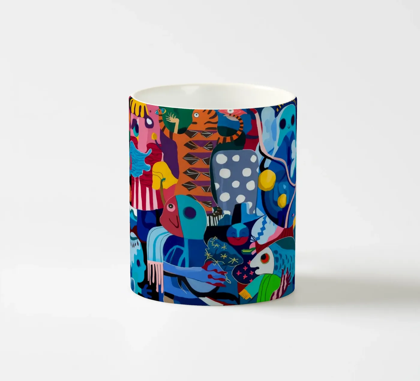 Dynamic Patterned Symphony ceramic mug by Monarco Virtuoso