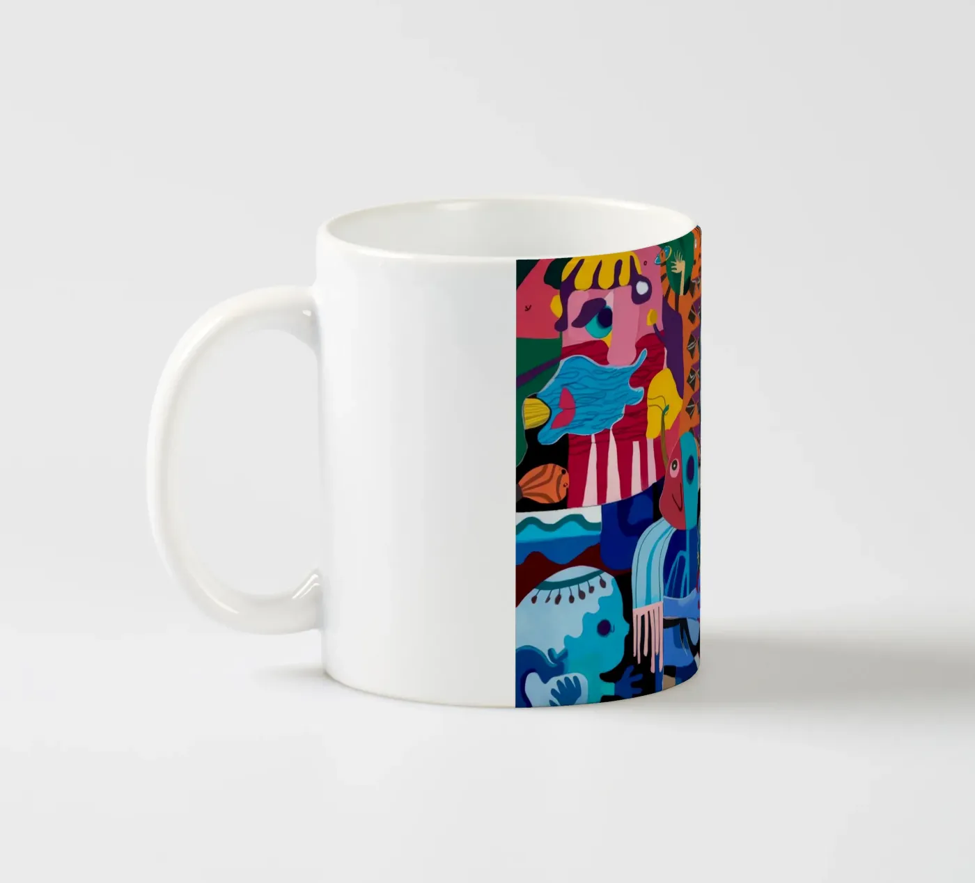 Dynamic Patterned Symphony ceramic mug by Monarco Virtuoso