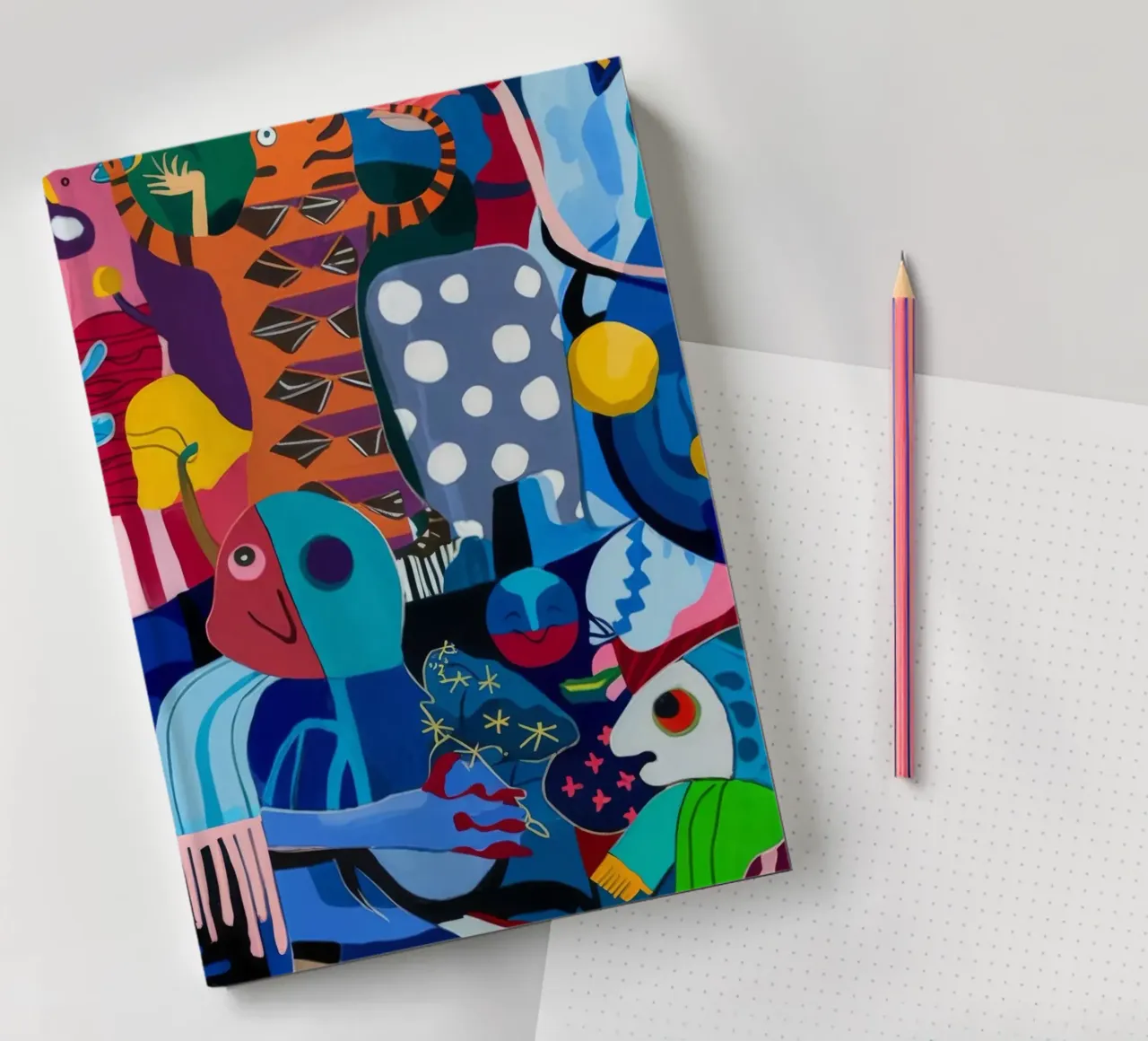 Dynamic Patterned Symphony notebook by Monarco Virtuoso