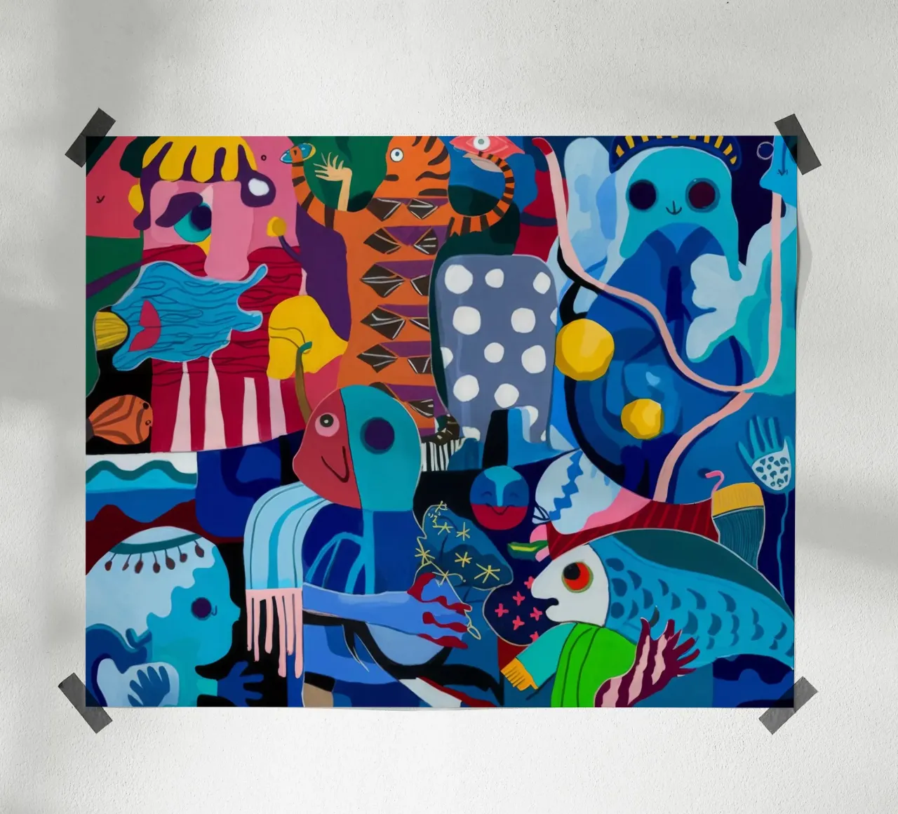 Dynamic Patterned Symphony poster by Monarco Virtuoso