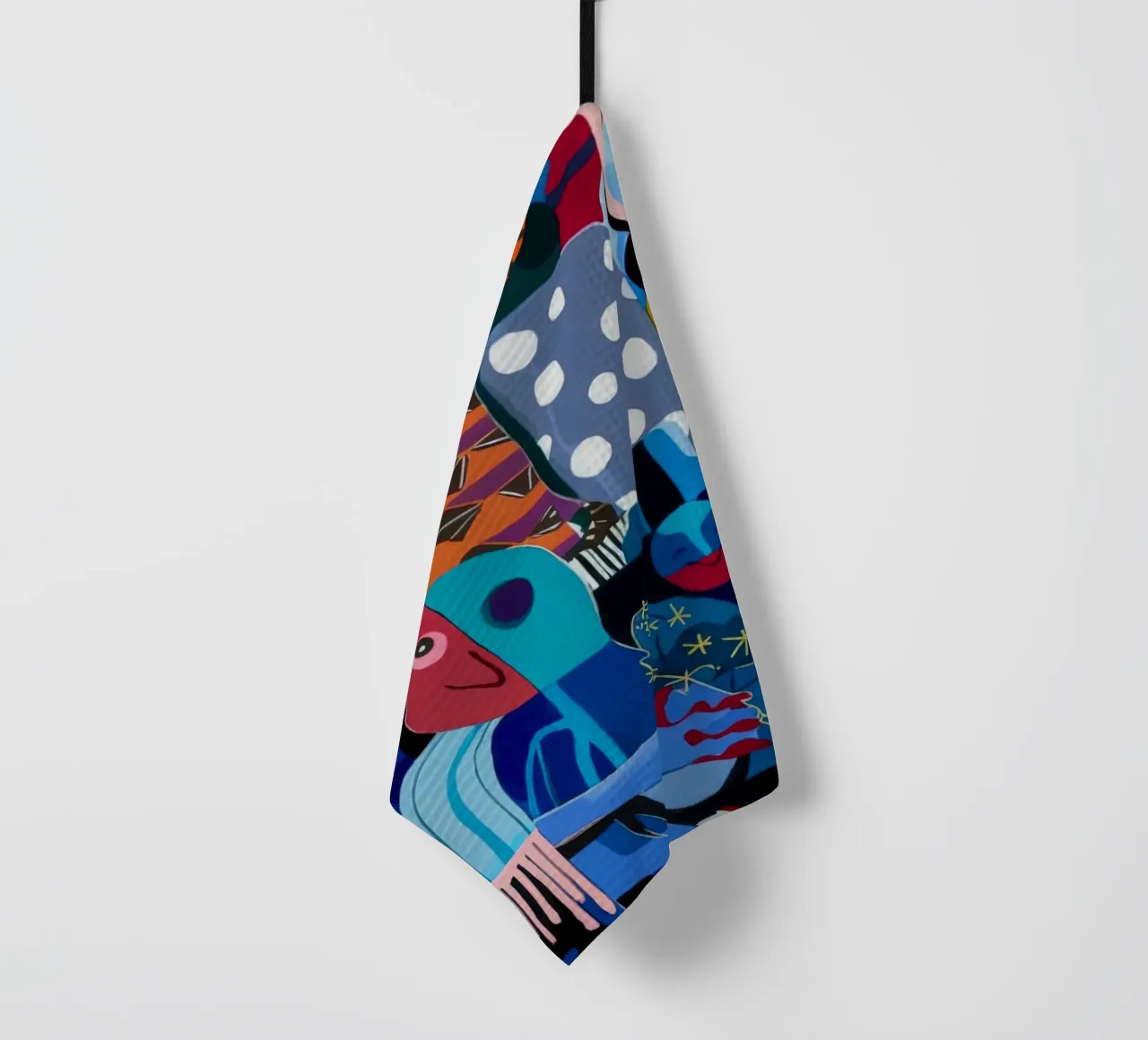 Dynamic Patterned Symphony tea towel by Monarco Virtuoso
