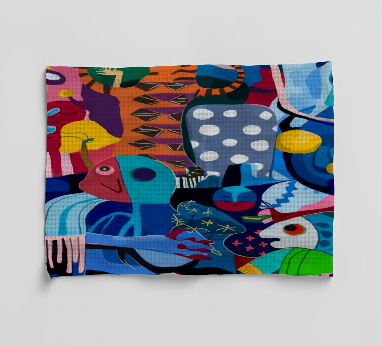 Dynamic Patterned Symphony tea towel by Monarco Virtuoso