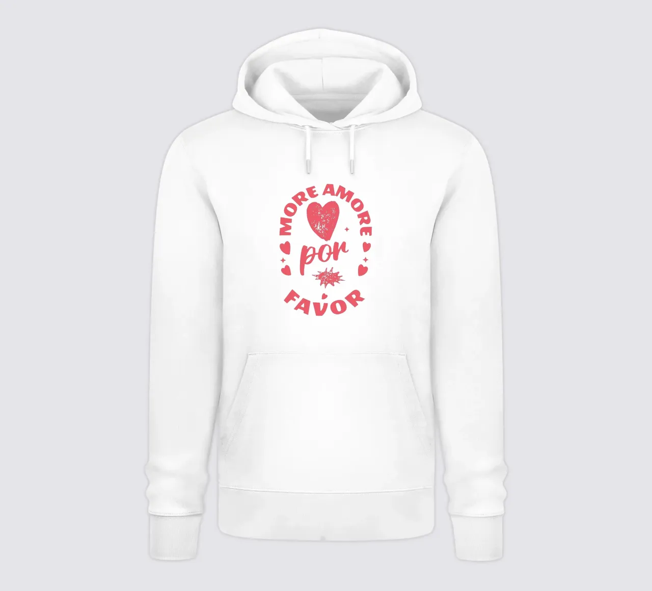 più amore per favore felpa con cappuccio da Gunawan Rb