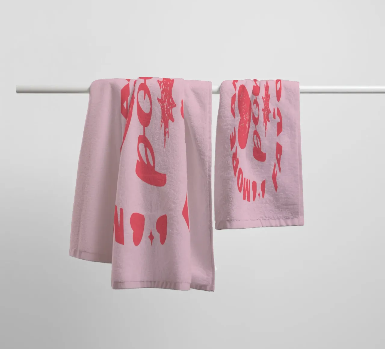 more love please towel by Gunawan Rb