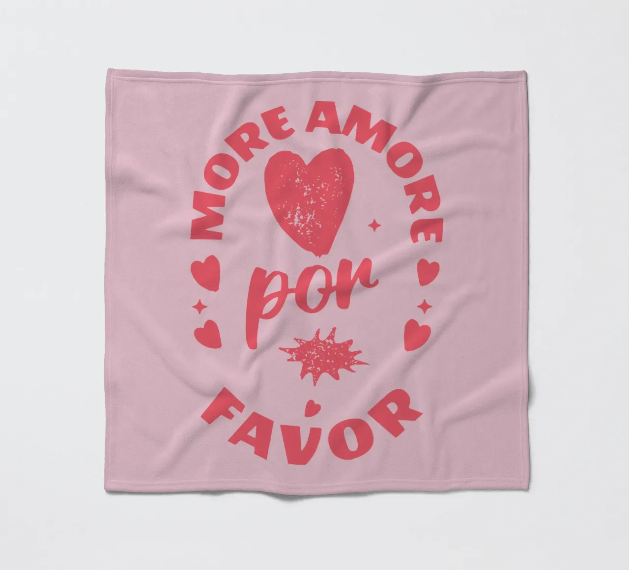 more love please fleece blanket by Gunawan Rb