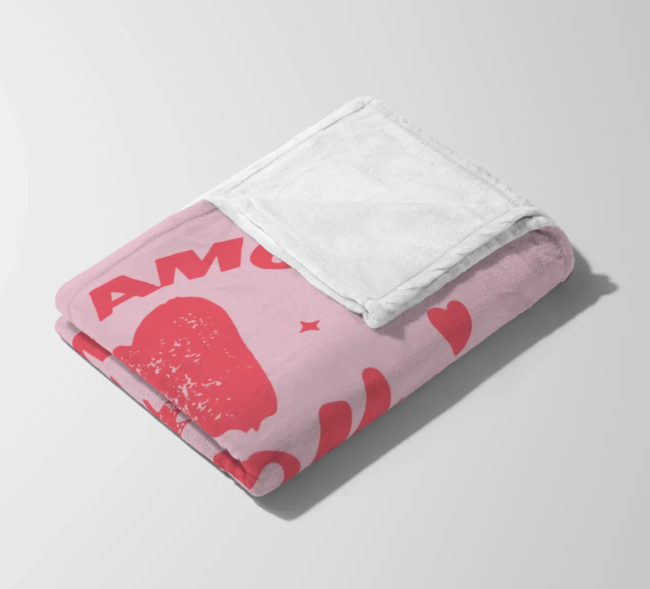 more love please fleece blanket by Gunawan Rb