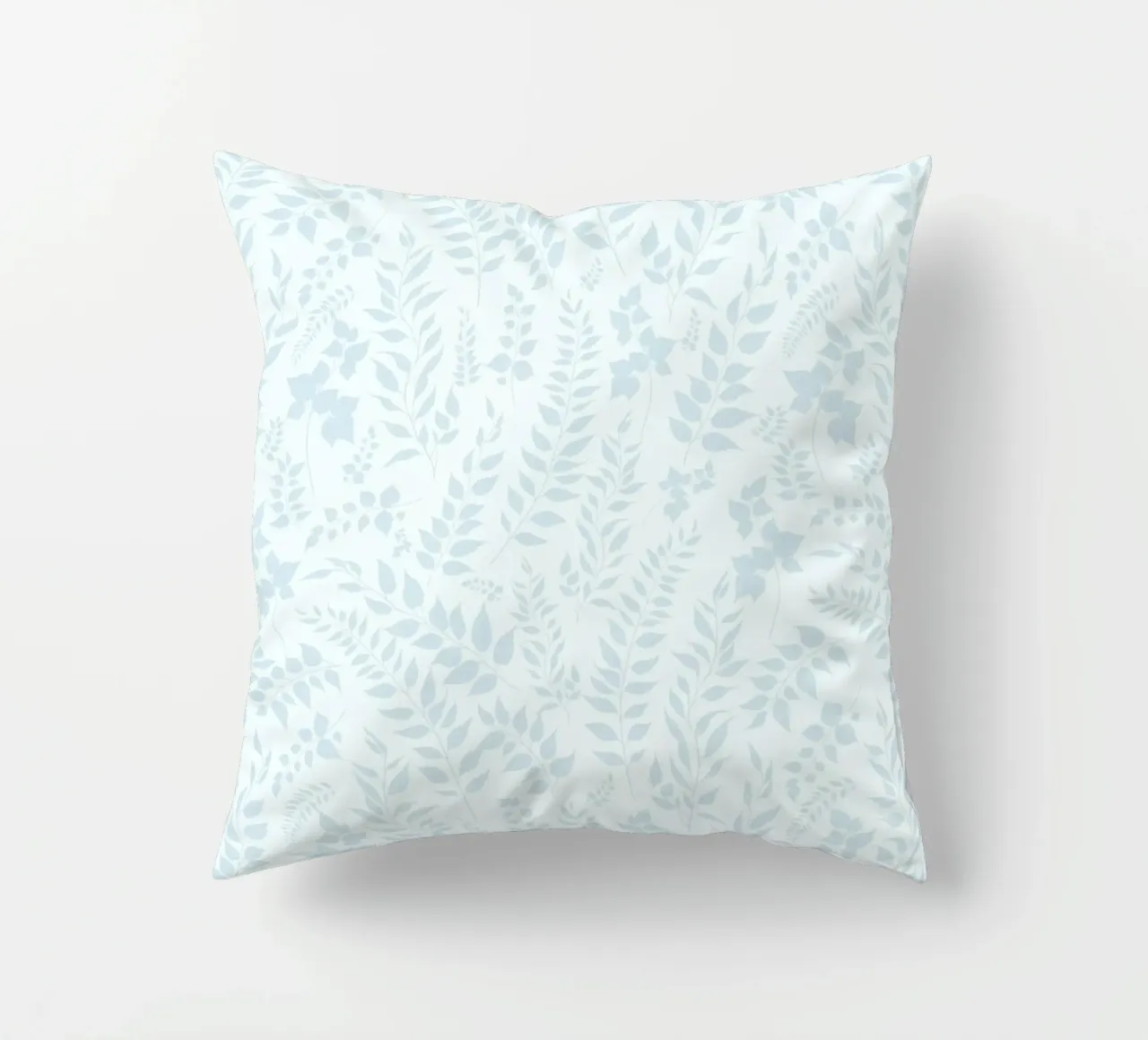 Estampado Botánico Greenery Hojas Azules cojín de SilverPegasus