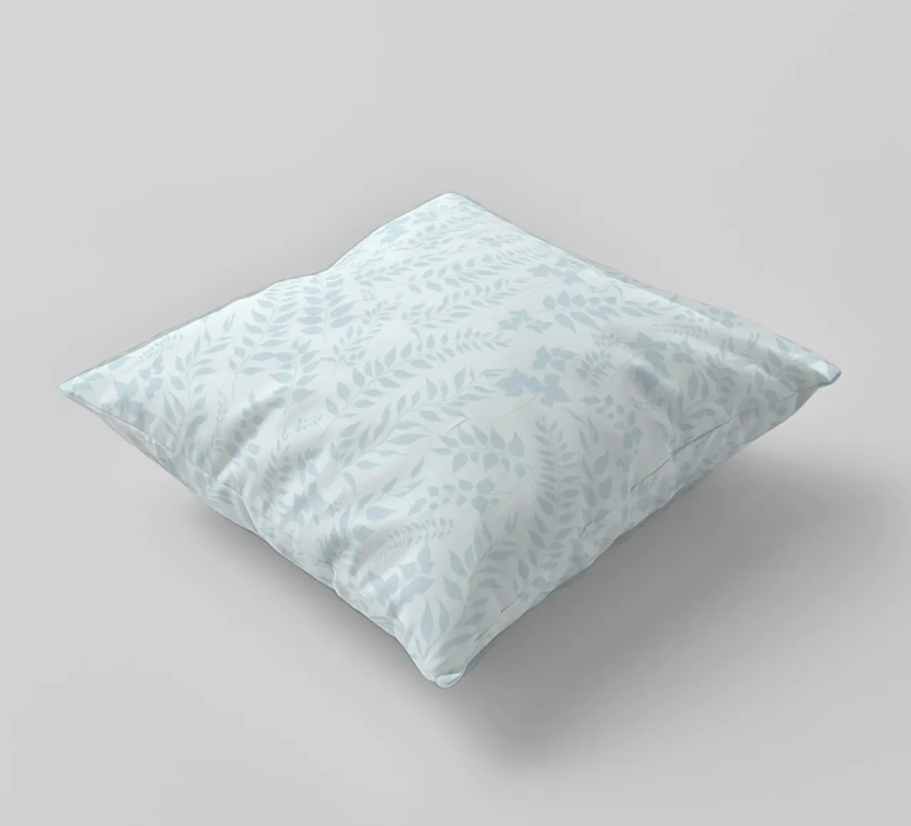 Estampado Botánico Greenery Hojas Azules cojín de SilverPegasus
