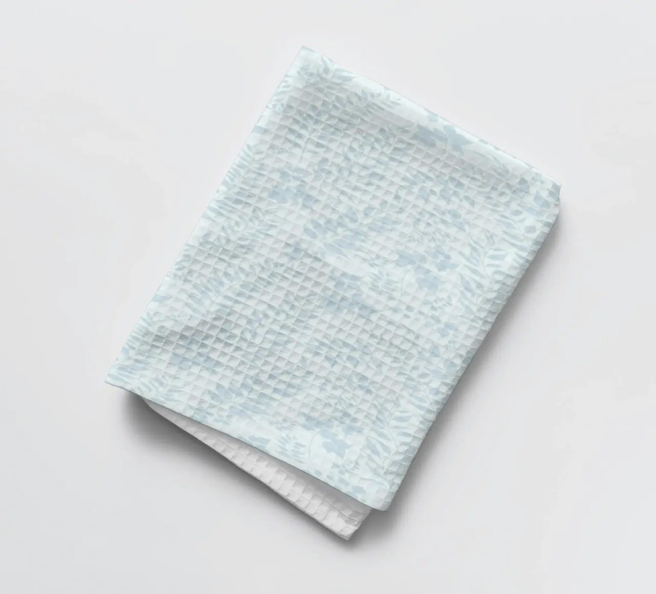 Estampado Botánico Greenery Hojas Azules paño de cocina de SilverPegasus
