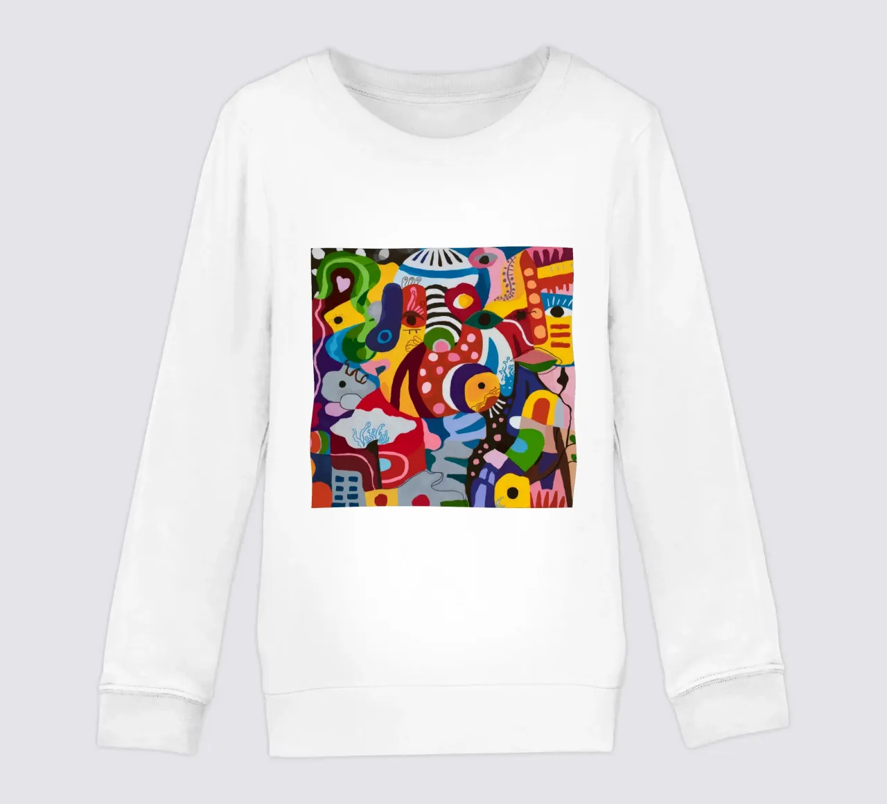 Whimsical Abstract Wonderland kids sweatshirt by Monarco Virtuoso