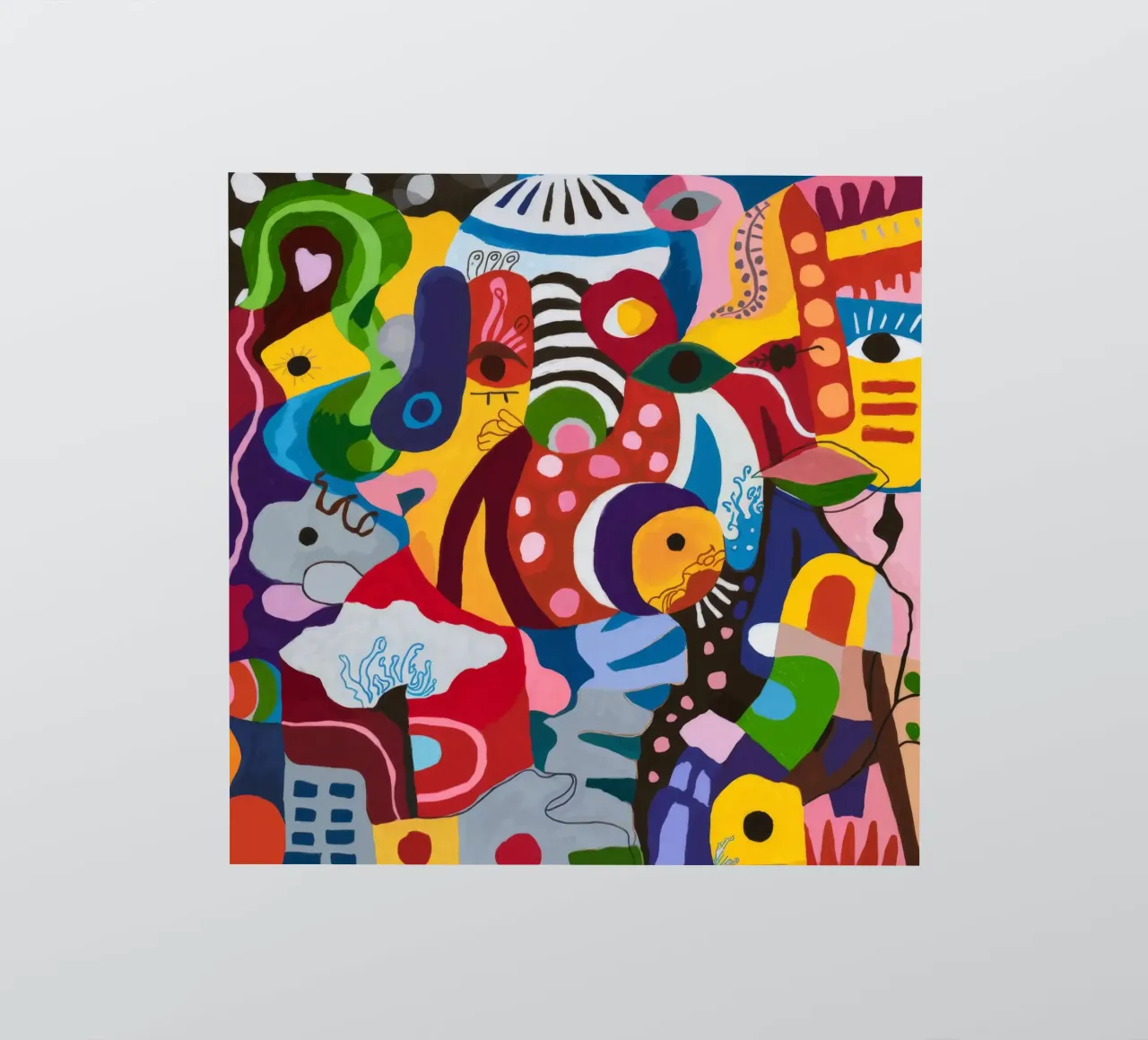 Whimsical Abstract Wonderland sticker by Monarco Virtuoso