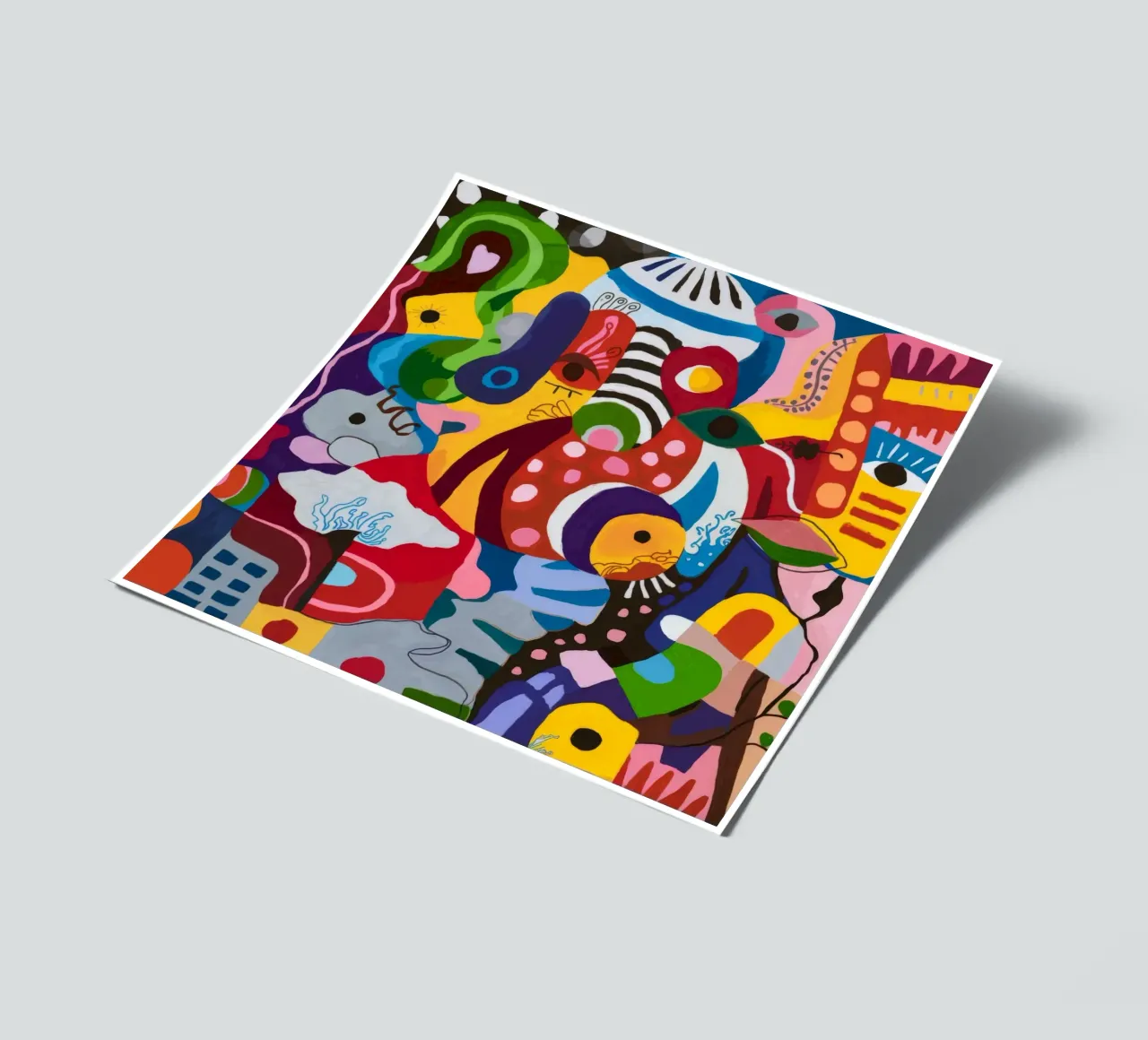 Whimsical Abstract Wonderland sticker sheet by Monarco Virtuoso