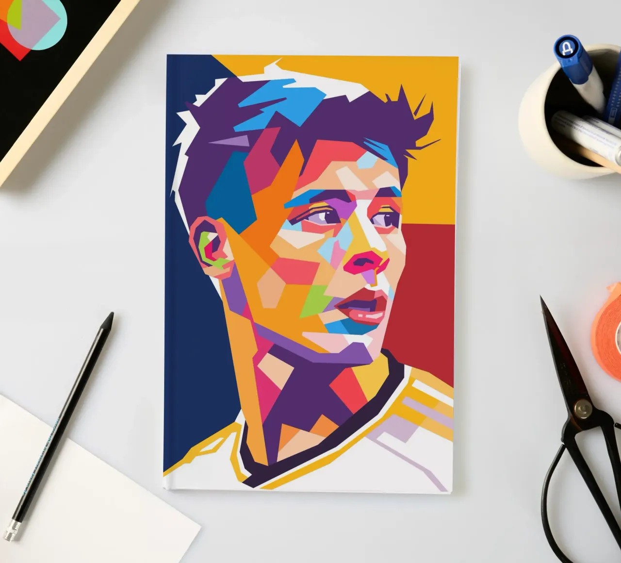 Arda Guller pop art portrait notebook by Hantamrata