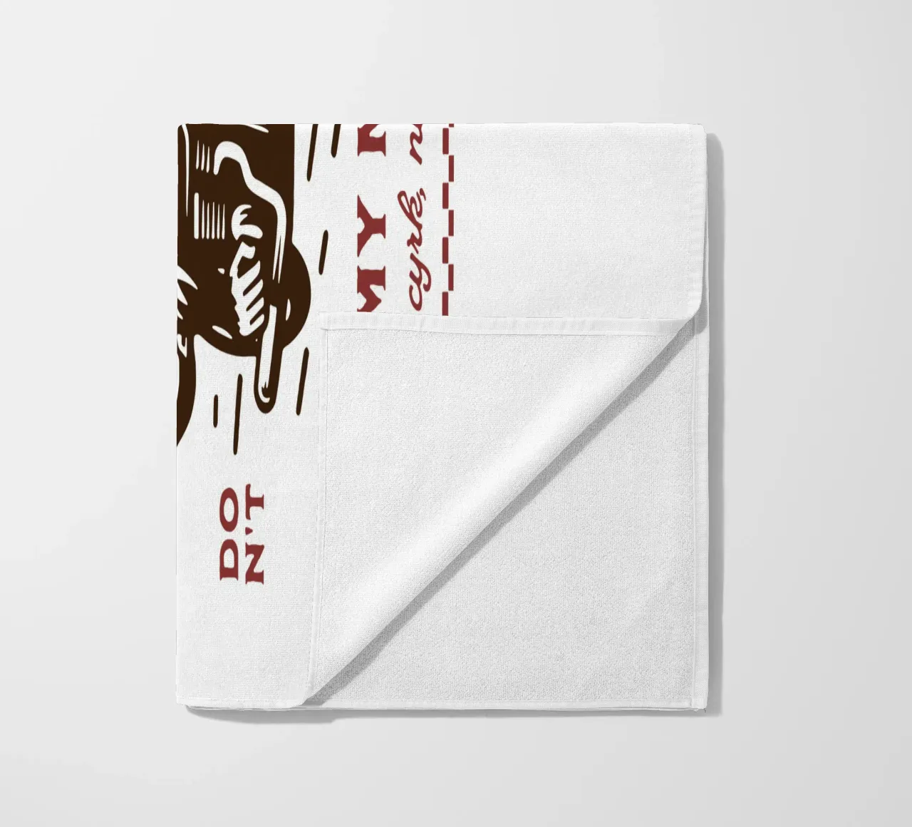 Not My Circus, Not My Monkeys beach towel by Gunawan Rb