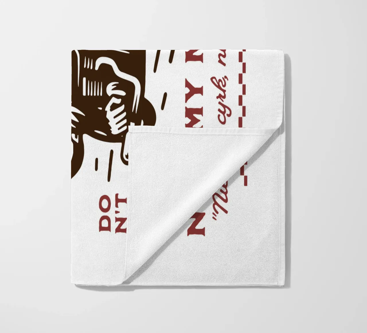 Not My Circus, Not My Monkeys beach towel by Gunawan Rb