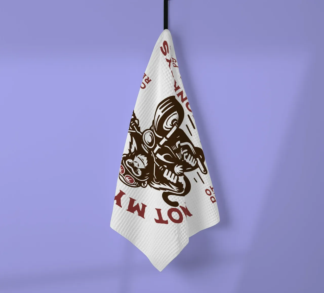 Not My Circus, Not My Monkeys tea towel by Gunawan Rb