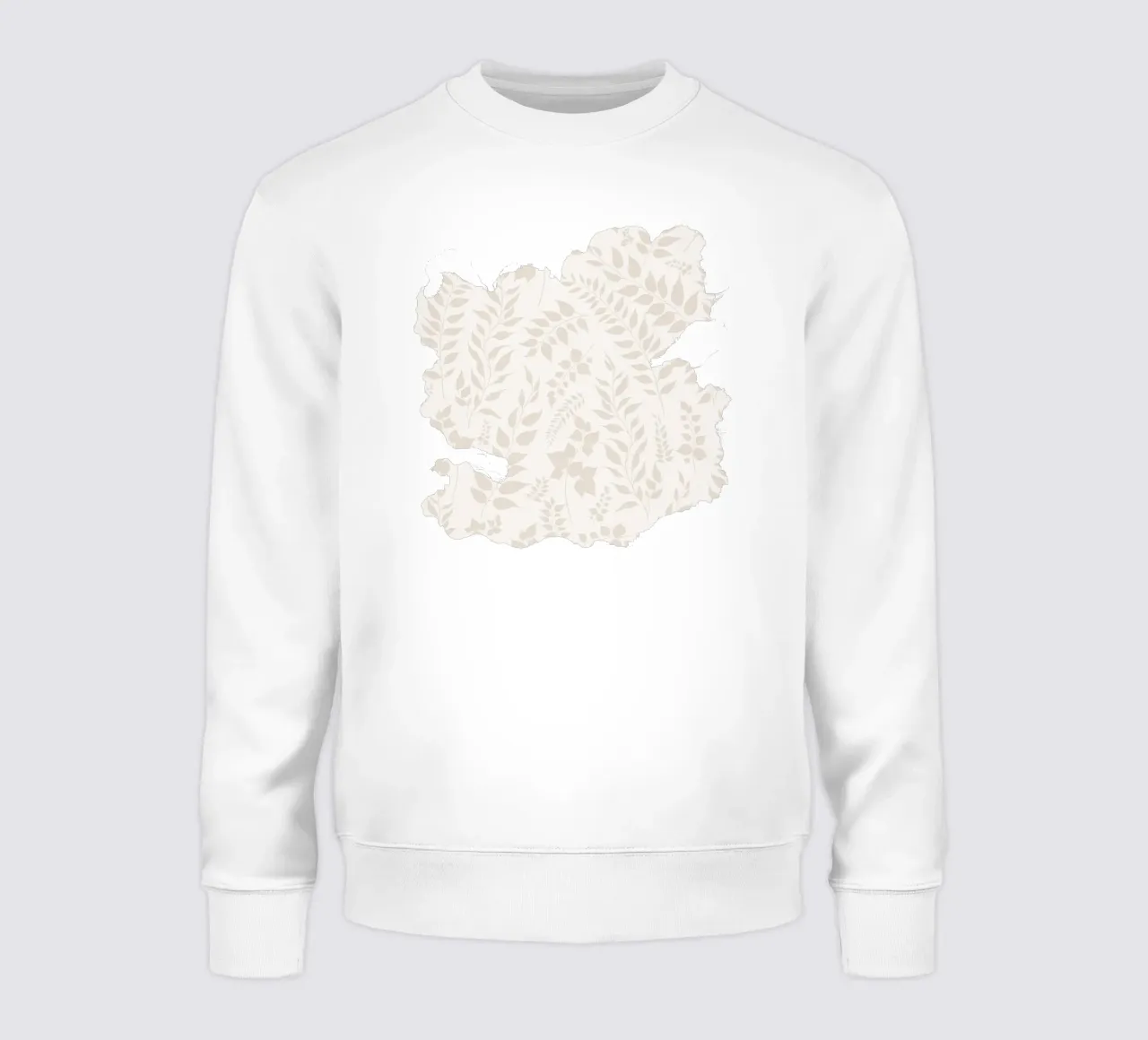 Greenery Botanical Print Topo Hojas sudadera de SilverPegasus