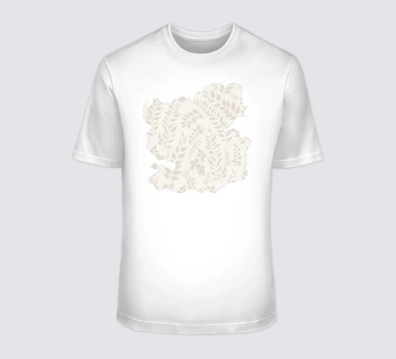 Greenery Botanical Print Topo Hojas camiseta de SilverPegasus
