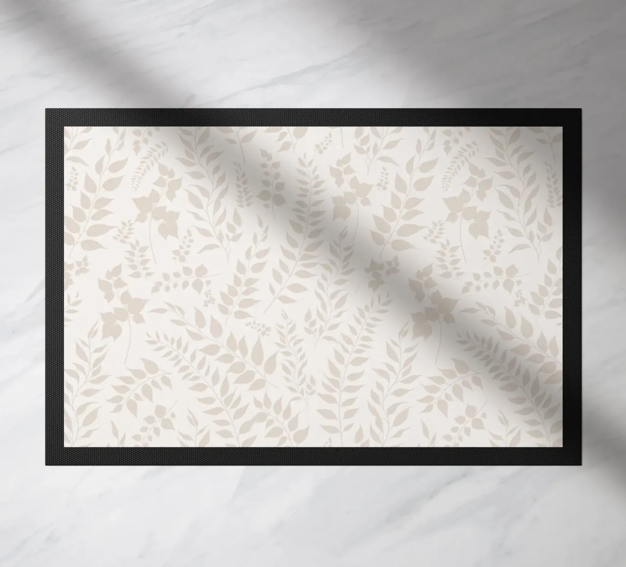 Greenery Botanical Print Topo Hojas felpudo de SilverPegasus