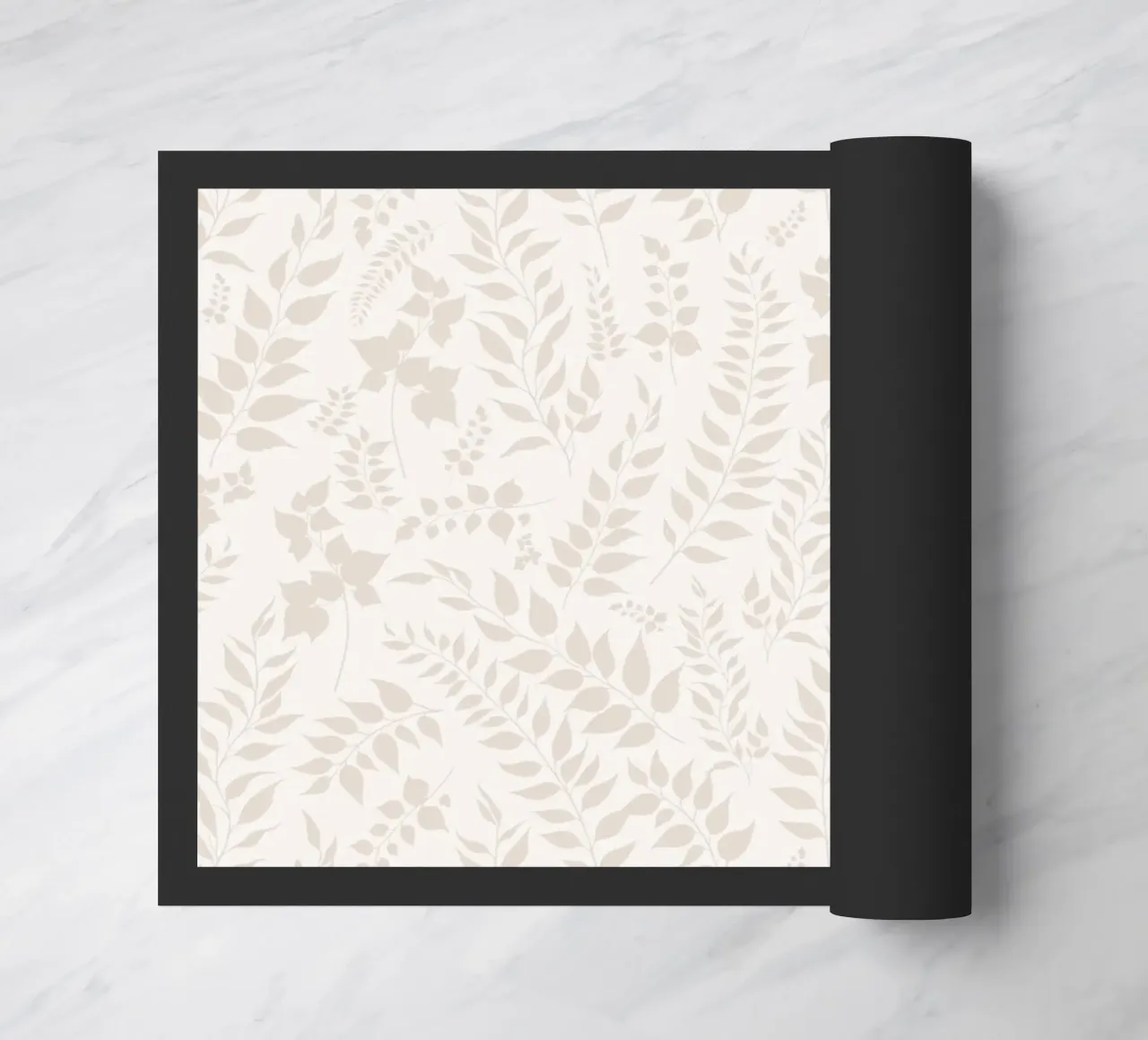 Greenery Botanical Print Topo Hojas felpudo de SilverPegasus