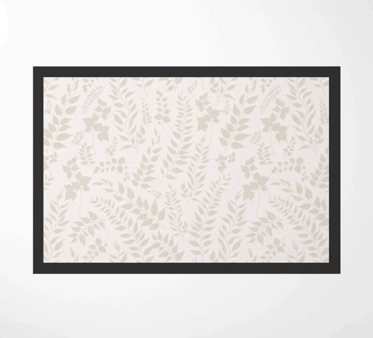 Greenery Botanical Print Topo Hojas felpudo de SilverPegasus
