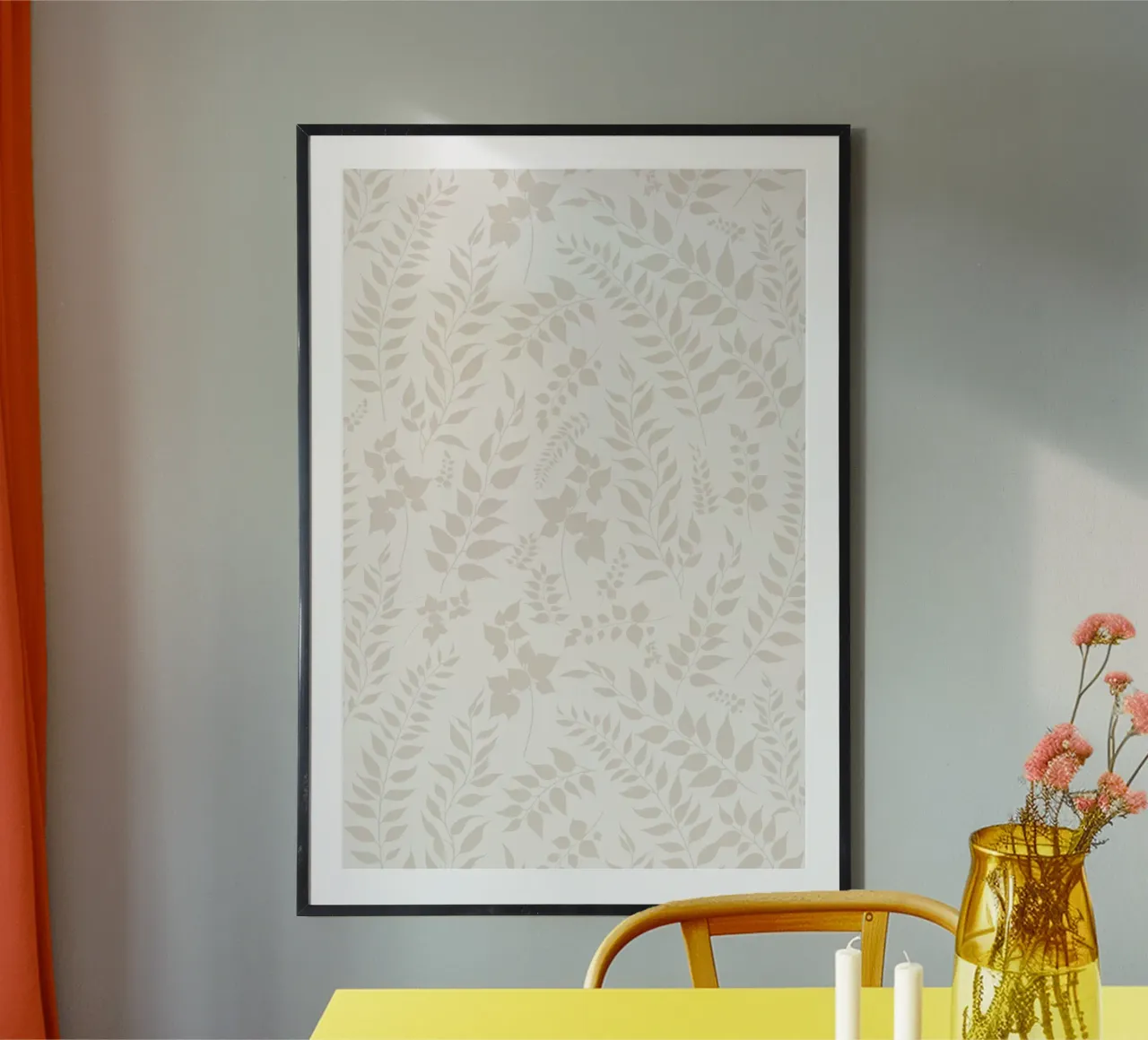 Greenery Botanical Print Topo Hojas hahnemühle de SilverPegasus
