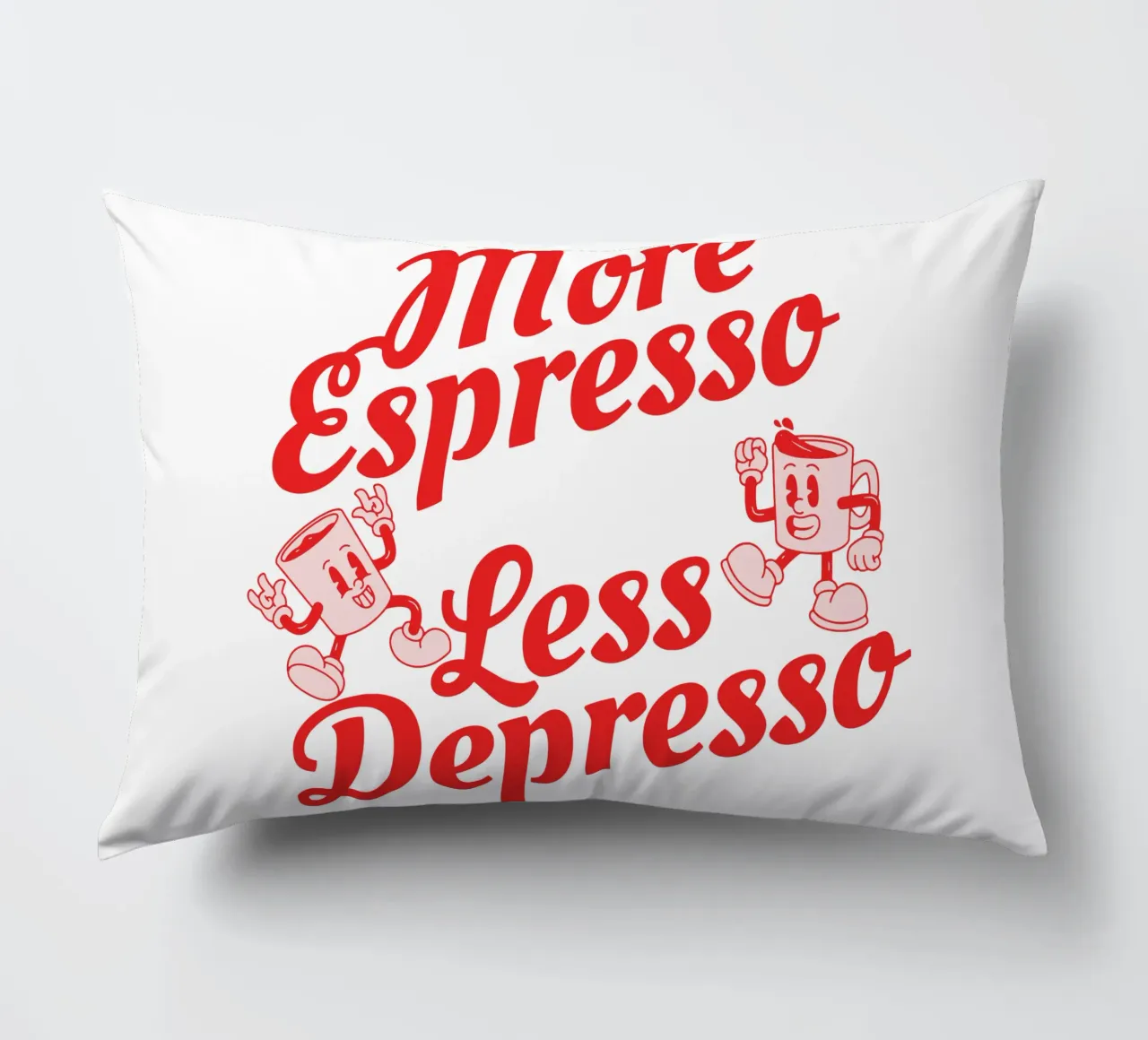 More espresso Less depresso cuscino da Gunawan Rb