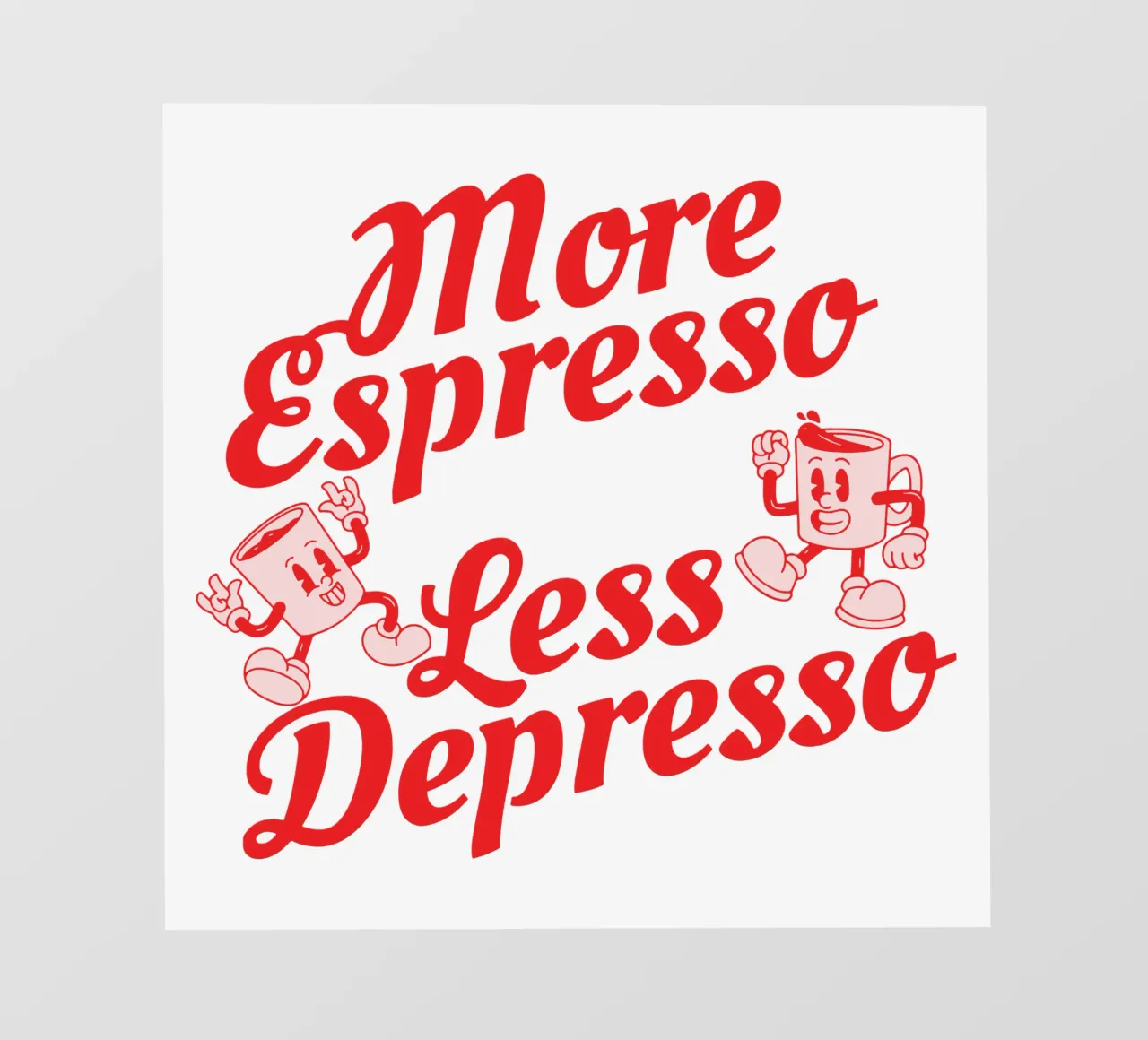 More espresso Less depresso pellicola backlit da Gunawan Rb