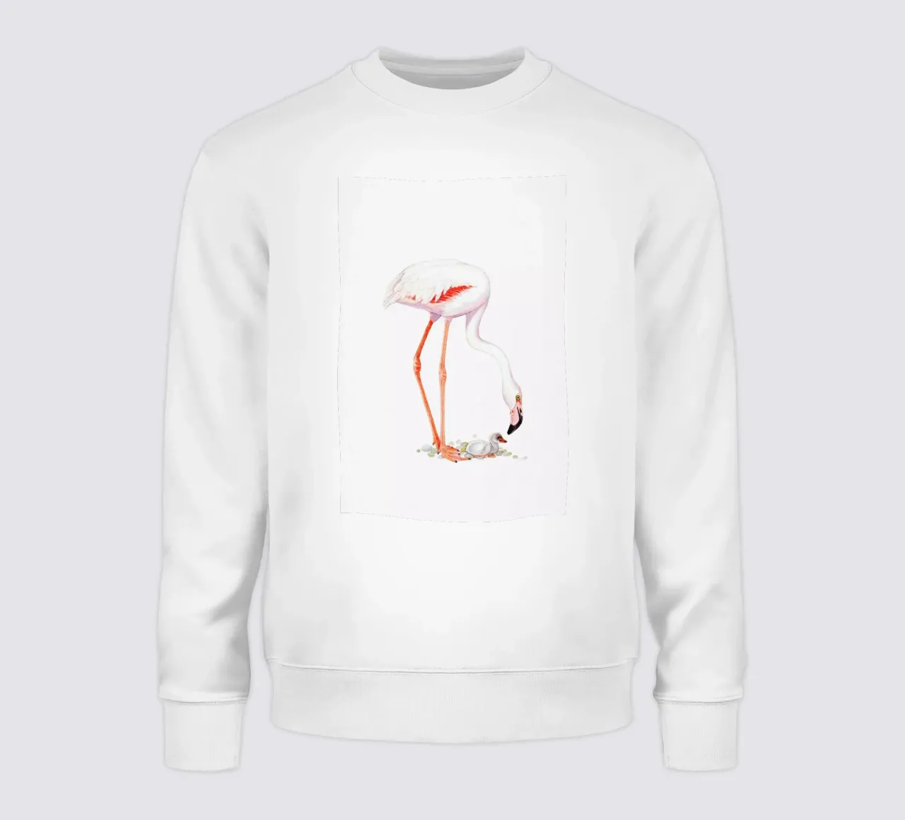 Flamingo with Chick felpa da Flora & Fauna