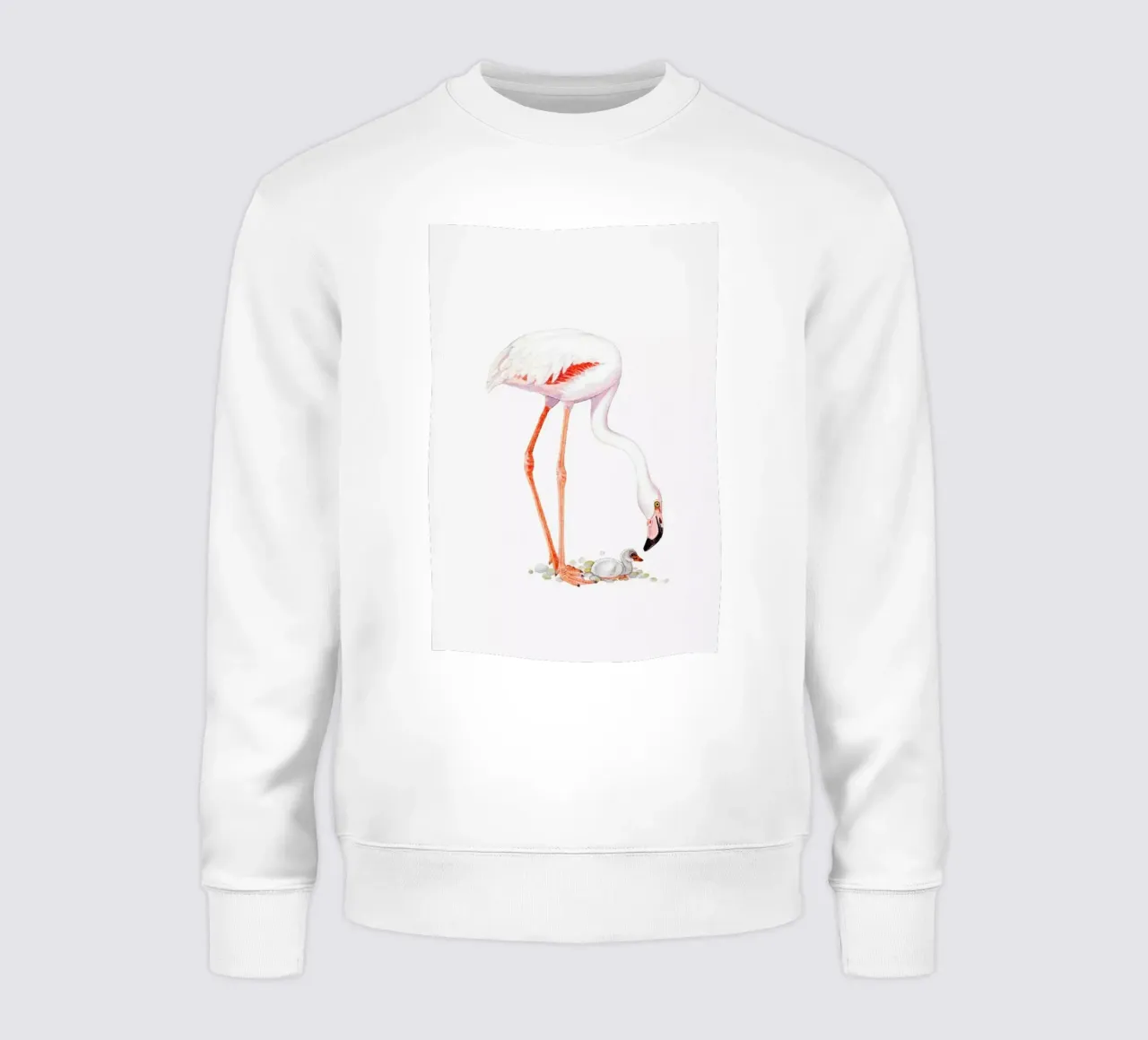 Flamingo with Chick felpa da Flora & Fauna