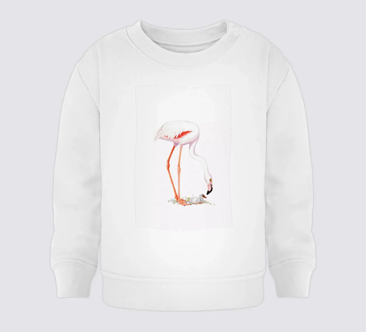 Flamingo with Chick felpa neonato da Flora & Fauna