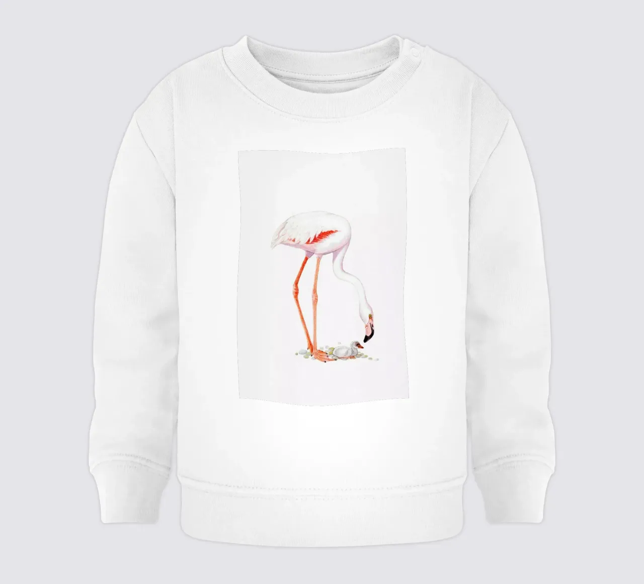 Flamingo with Chick felpa neonato da Flora & Fauna