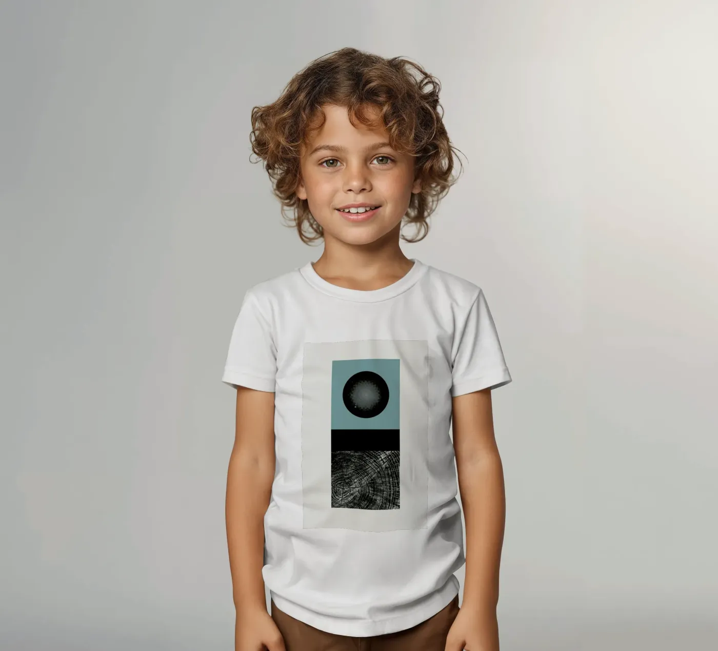 Texture Landscape 5 t-shirt bambini da Chris Wharton