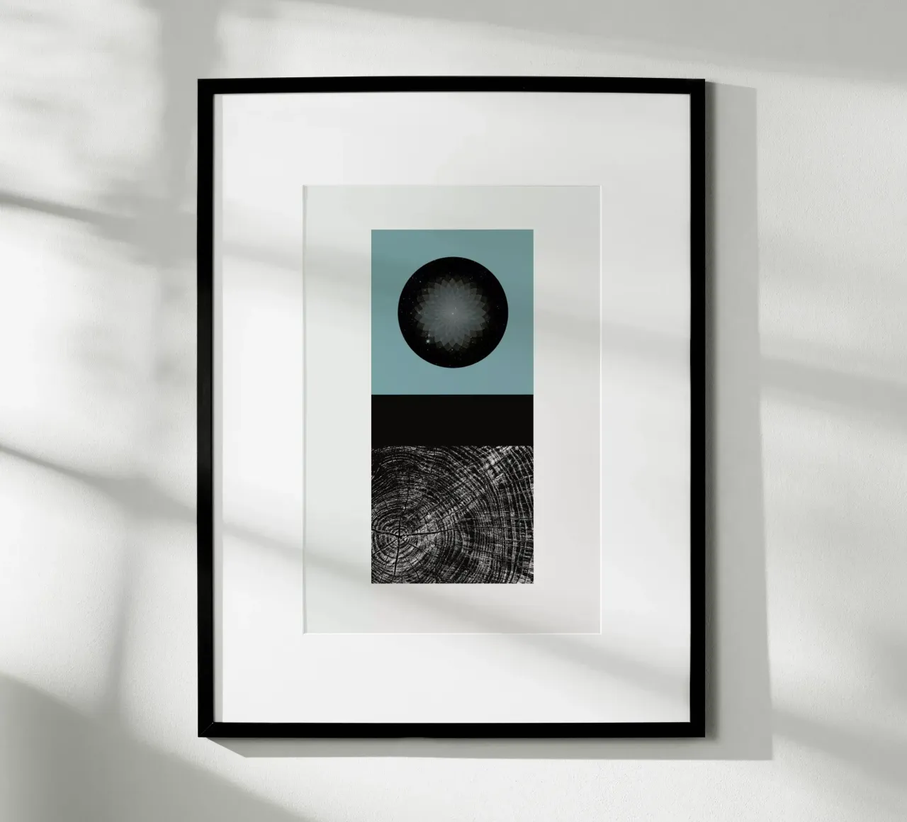 Texture Landscape 5 poster con telaio in plastica da Chris Wharton