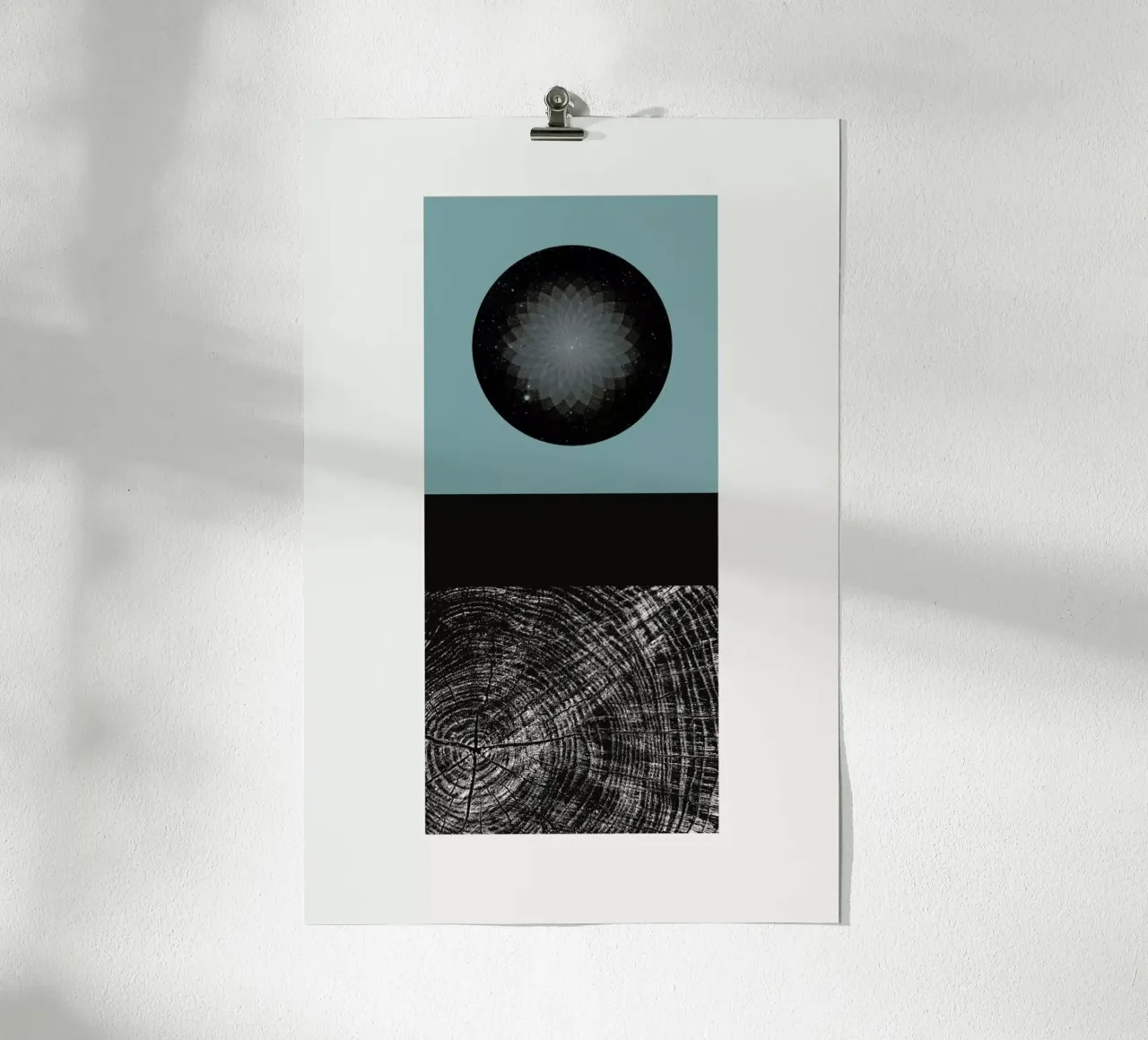Texture Landscape 5 poster con telaio in plastica da Chris Wharton