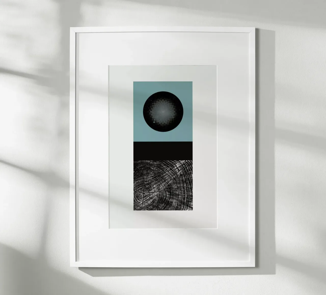 Texture Landscape 5 poster con telaio in plastica da Chris Wharton