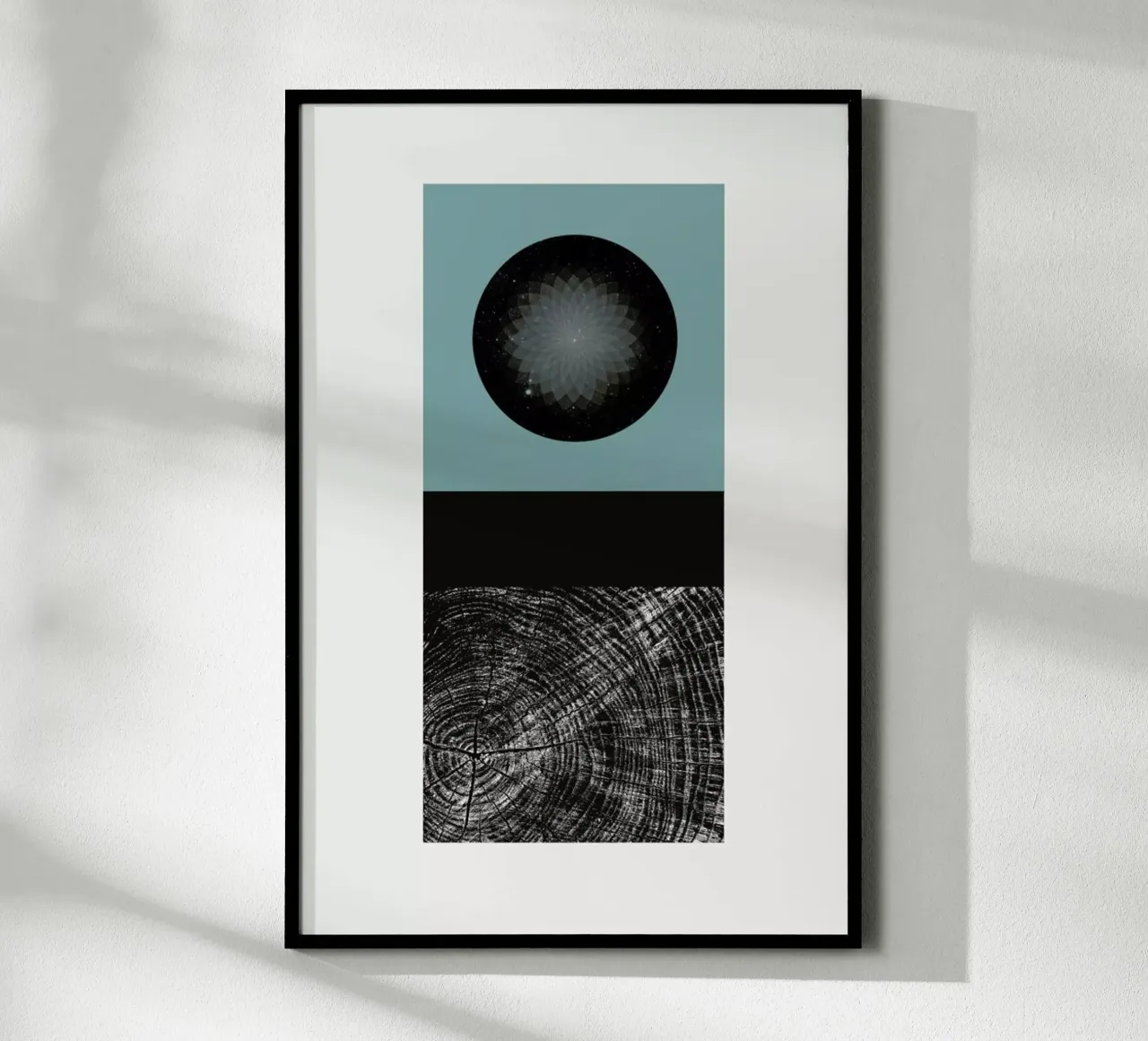 Texture Landscape 5 poster con telaio in plastica da Chris Wharton
