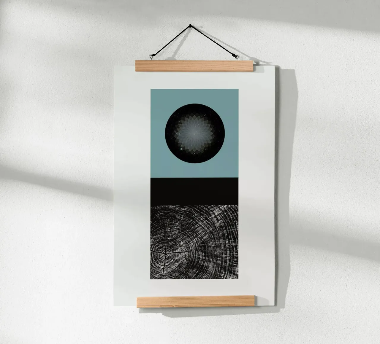 Texture Landscape 5 poster con telaio in plastica da Chris Wharton