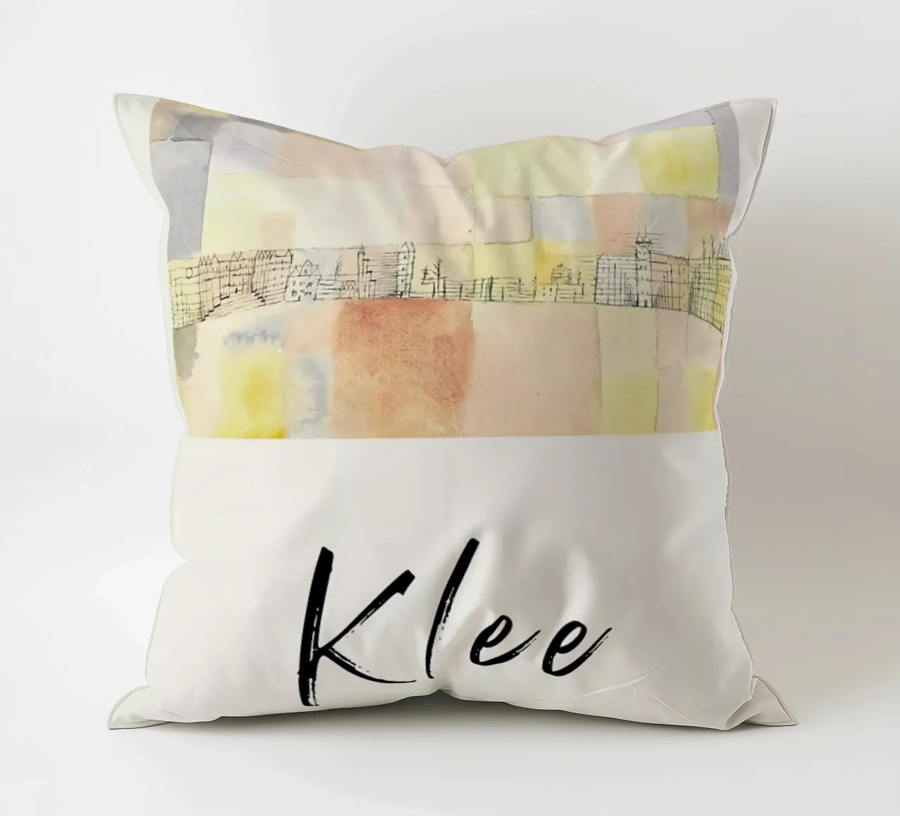 Klee - New Part of the Town M cuscino da ARTOTHEK