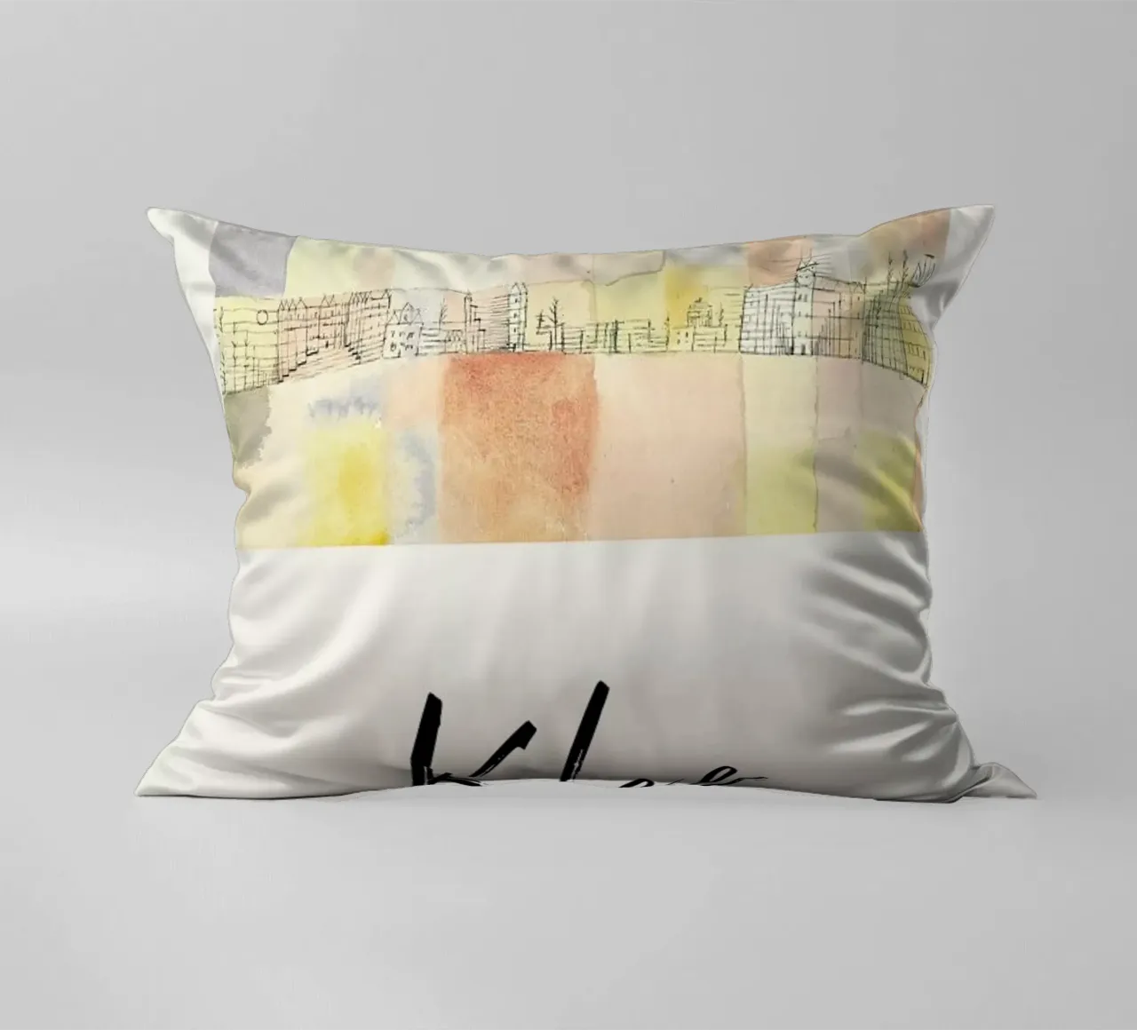 Klee - New Part of the Town M cuscino da ARTOTHEK