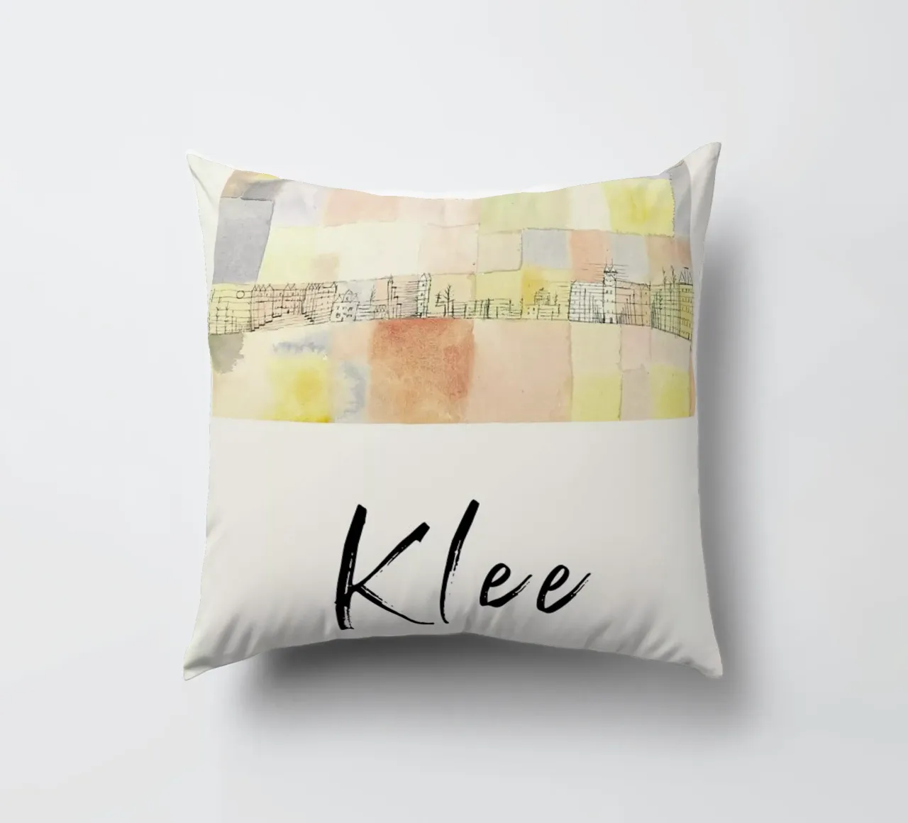Klee - New Part of the Town M cuscino da ARTOTHEK